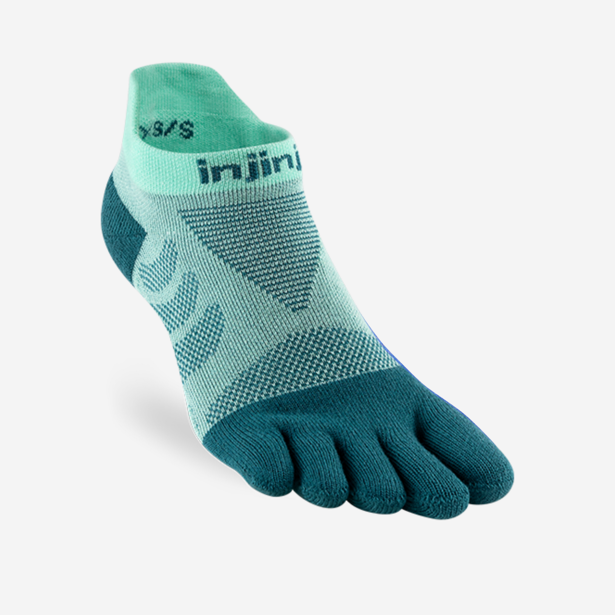 Injinji Ultra Run No-Show - Glacier