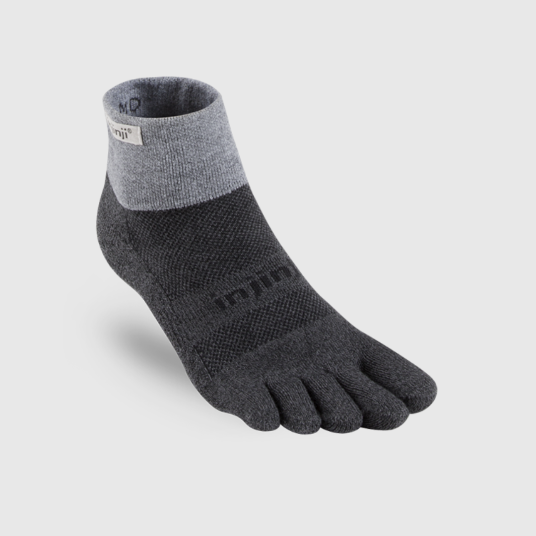 Injinji Trail Midweight Mini-Crew - Granite