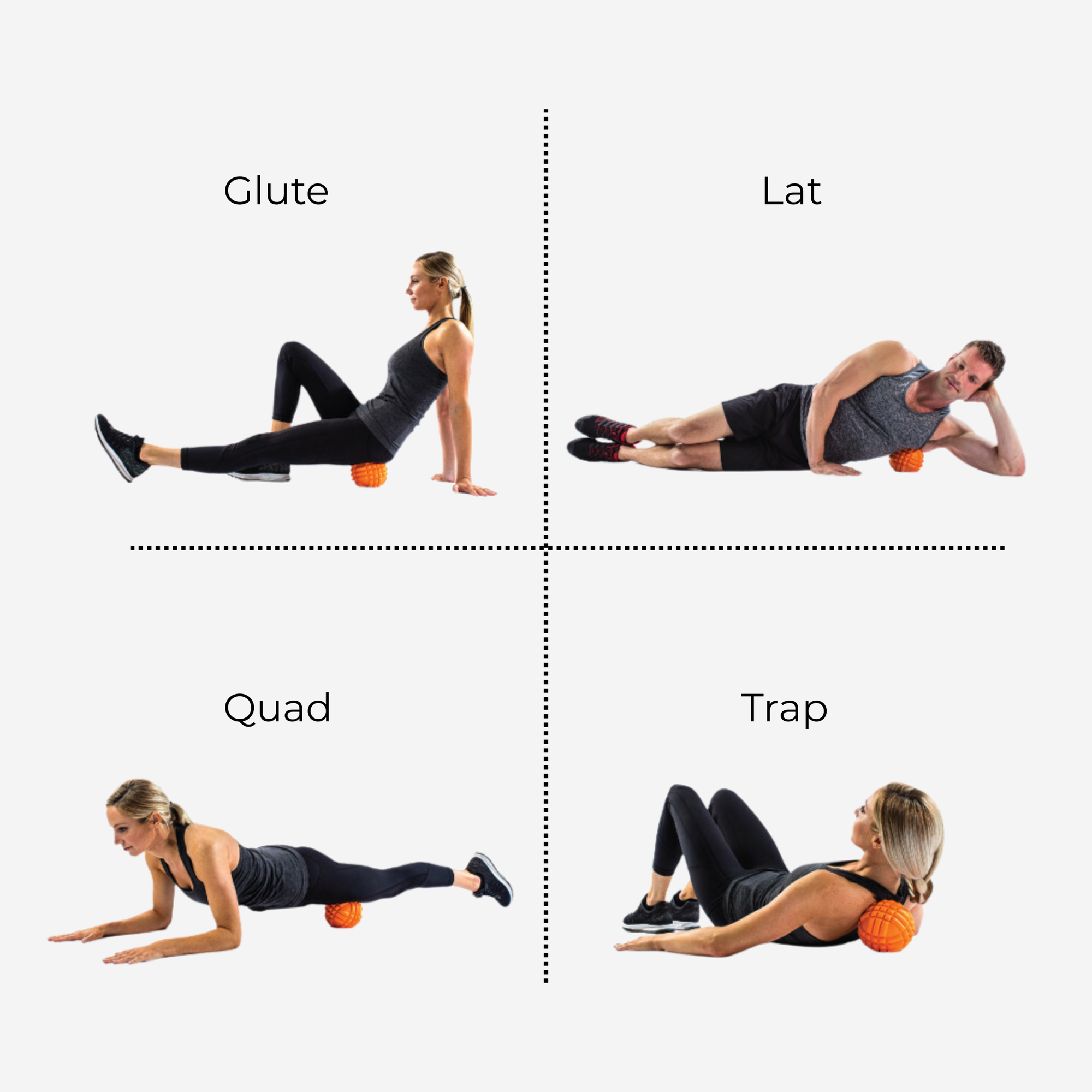 Trigger Point Grid Ball Orange