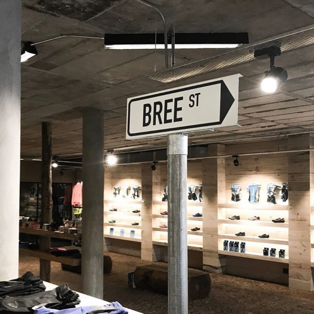 The sales running store