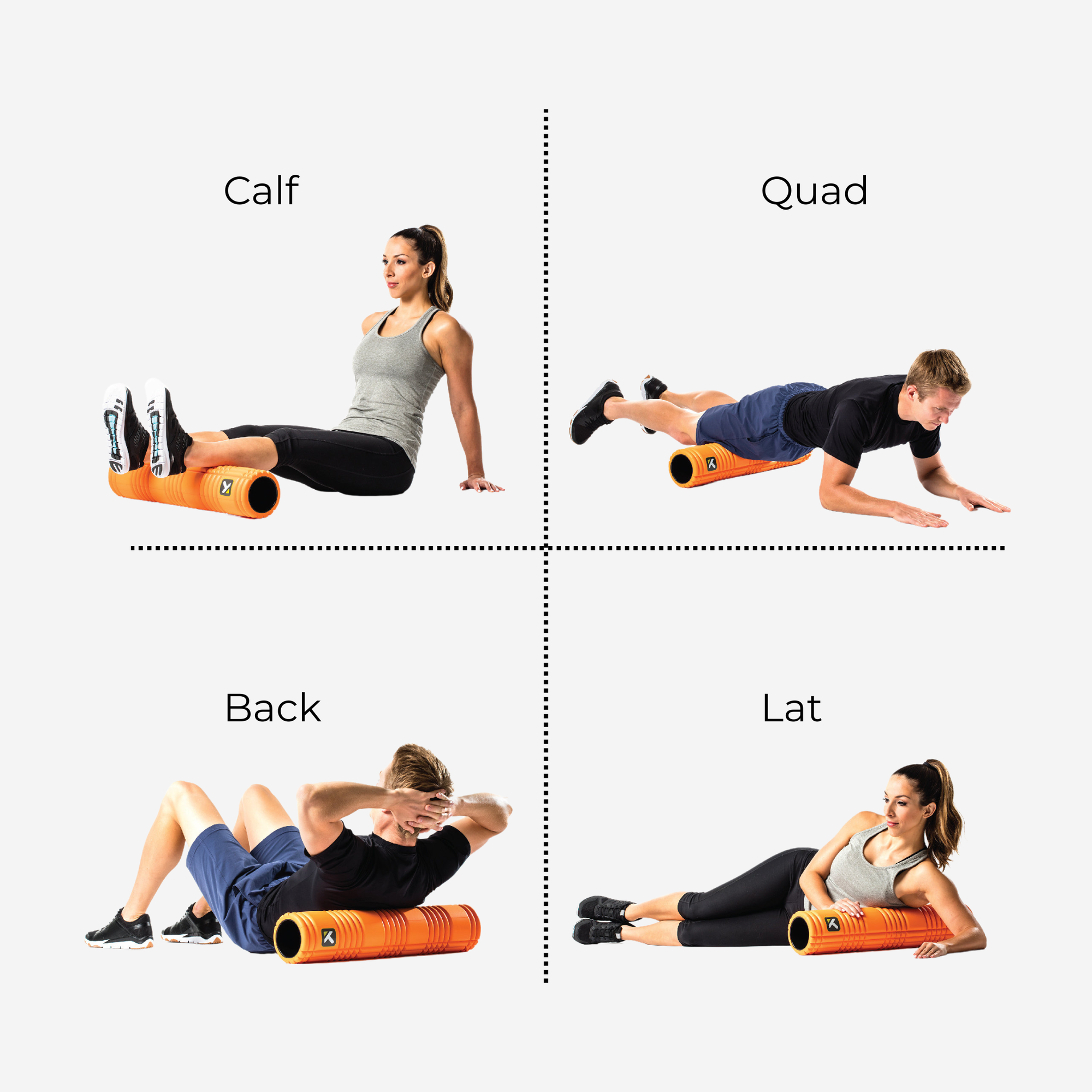Trigger Point Foam Roller Grid 2.0 Orange