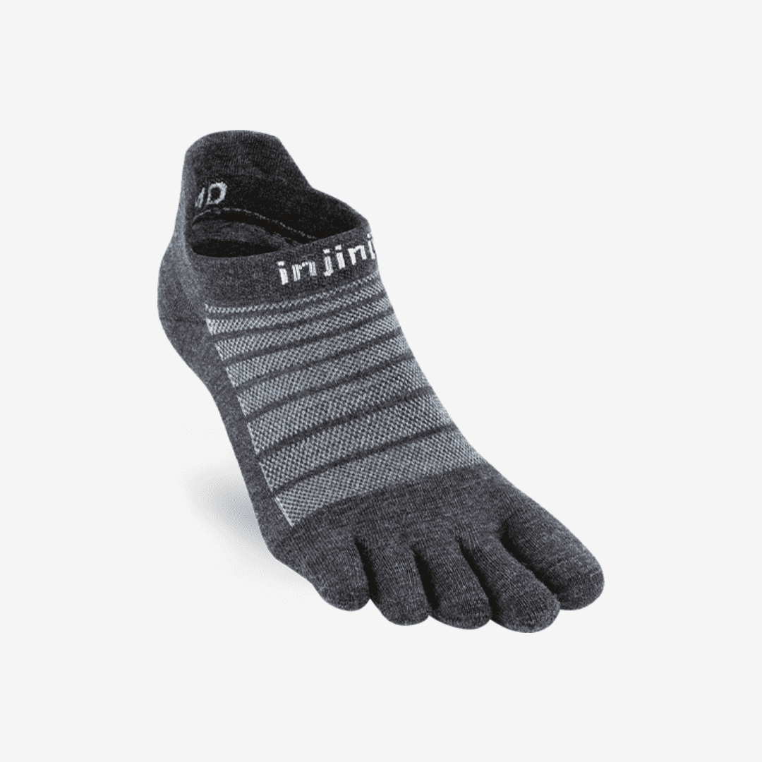 Injinji Run Lightweight No-Show w/ Merino